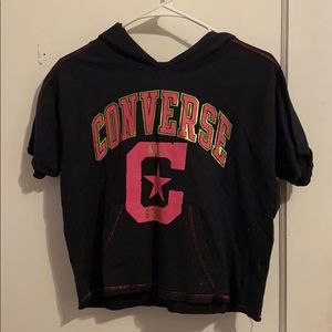 Converse crop top